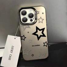 Matte Anti-Fall Cover Star Pattern Case Applies To I P H One XR 11 12 13 14 15 16 PRO MAX 14 15 16 PLUS A04 A05 A12 A14 A15 A32 A35 A52 A55 A72 Redmi A3 10C 12C 13C 14C Poco X5 X6 Pro Note 11 12 13 - J1 - Xem 2