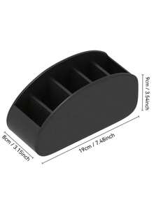 5-Slot Remote Control Organizer Box - Fits TV/DVR/Cable Box, Space Saving For Living Room, Home Office, Bedroom - Holds 1, 2, 3, 4, 5 Remotes - Also Works As Desktop Organizer For Glasses, Pens, Media Players And Remotes, Classic Design, Sturdy Construction, Great For Office, Christmas Gift, Valentine's Day Gift Or Holiday Gift