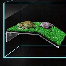 1 szt. Platforma do wygrzewania się dla żółwi, pływająca wyspa do akwarium dla żółwi, odpowiednia dla żółwi lądowych, żółwi lądowych i żółwi lądowych - Wielokolorowe - Zobacz 5