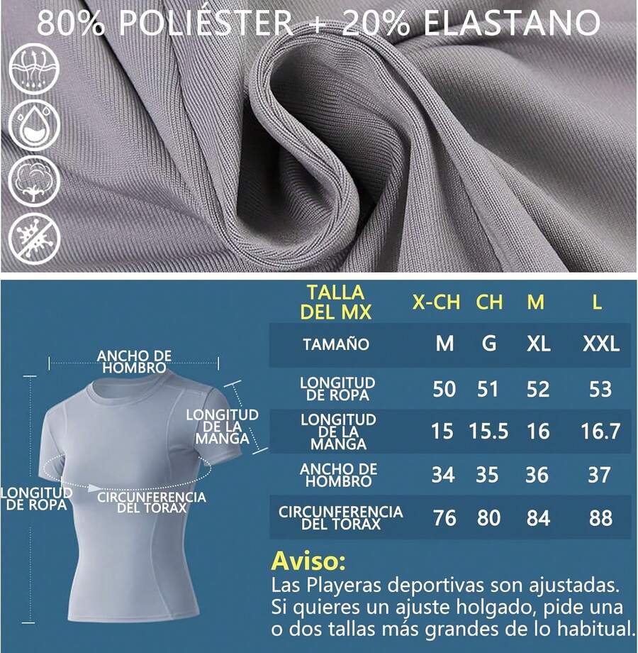 OENZBZV Paquete de 3 Playera Deportiva Mujer Cuello Redondo, Blusa Deportiva Mujer Corta, Camisetas Elástica para Mujer, Gym Ropa Mujer - Azul claro + Verde + Rosa - Ver 1