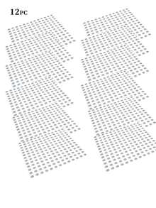 12pcs/Pack 6pcs/Pack Bathroom Interlocking Anti-Slip Mat, Home Bathroom Kitchen Shower Room Floor Mat, Hotel Thick Anti-Slip Rug - Multicolor - View 20