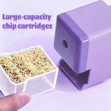 Manual Color Pencil Purple Small Sharpener Handheld For For Colored Pencils - 紫色 - 查看 4