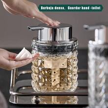 Dispensador de Jabon Espuma 1 Paquete Jaboneras para Baño Cocina Fregadero 6.76 OZ Despachador de Jabon Vidrio Transparente - transparencia - Ver 2
