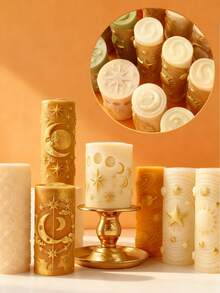 قالب شمع سيليكون بأشكال أجرام سماوية، مناسب لإعداد التأمل، هدايا رأس السنة، حفلات ذات موضوع شتوي. سهل التنظيف وإعادة الاستخدام. قالب متعدد الاستخدامات لصنع الشموع اليدوية، والفن الجصي، والصابون، والطين. مثالي لديكور المنزل، والإقامة بالنمط الإسكندنافي، وغرفة المعيشة، والحمام، والفعاليات الخارجية - أبيض - مشاهدة 2