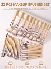 55pcs Ultimate Pro Makeup Gift Set.32pcs Aluminum Brush System(Face/Eye/Lip Master Kit).12pcs Skin Prep Tools|4 Cosmetic Sponges|4 Mini|12 Powder Puffs(4 Triangle+4 Cushion+4 Round). 6pcs Beauty Essentials|Hairband|2 Wristbands|Brush Cleaner|2 Cleansing Sponges.Complete With Waterproof Zippered Organizer,Luxury Travel-Ready Cosmetic For MUA/Brides/Teens,Brush Set,Makeup Brush Kit,Make Up Brush Set,Make Up Set Complete,Makeup Brush Set,Complete Makeup Kit,Brush Kit,Brushes Makeup Set,Makeup Gift Set - Multicolor - View 14