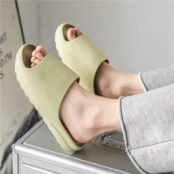 Texture Slippers, Women Summer Indoor Home 2025 New Arrival Bathroom Non-Slip EVA Household Slippers, Men Women Couples
