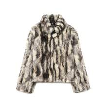 Women's Retro Distinctive Faux Fur Jacket, Fashionable And Stylish For Autumn/Winter - Multicolor - View 5
