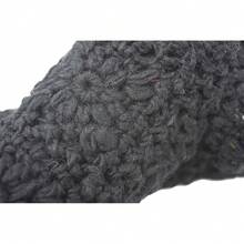 Nickanny's Thermal Insulated Lined Knit Arm Hand Warmer Texting Fingerless Gloves Mittens,Black - 黑色的 - 查看 5