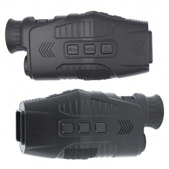 1080P高清夜视镜，10倍变焦红外夜视双筒望远镜，全黑专业夜视双筒望远镜，适用于户外露营、洞穴探险，内置电池，附带充电线