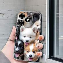 Puppy Pet Cartoon Phone Case for  and  Models A cute puppy cartoon transparent anti-drop full-package TPU phone case, minimalist and fashionable, with shock absorption and soft shell protection. Suitable for  16/16Pro/16ProMax/16Plus, 15/15Plus/15Pro/15ProMax, 14/14Plus/14Pro/14ProMax, 13/13Pro/13ProMax, 12/12Pro/12ProMax, 11/11Pro/11ProMax, 7/8plus, XR/Xs/XsMax. Also available for  Galaxy S24, S23 FE, S22, S21, S20, Note 20 Plus Ultra 5G. Perfect for daily use, mobile accessories, minimalist style, flexible material, lightweight protective case for smartphone users - Negro - Ver 9