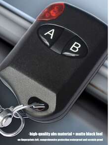 315/433MHz无线遥控器，学习码遥控器，双键射频遥控器，磨砂外壳，门禁照明卷帘门遥控器，电动卷帘门遥控器，升降设备遥控器，大门遥控器 - 彩色 - 查看 4