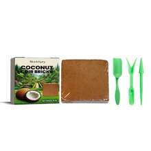 1 Set Coconut Fiber Nutrient Substrate Brick, Natural Coconut Fiber Compound Formula, Suitable For Potted Plants, Lawn, Promotes Rooting, Germination & Growth, Organic Cultivation Medium - Coconut Shell Fiber Brick - View 11