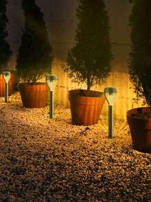 10 luces solares para césped de exterior, resistentes al agua y a las heladas, con batería de 400 mAh, ideales para lámparas de mesa, de jardín y de patio. - 20 piezas - Luz cálida - Ver 10