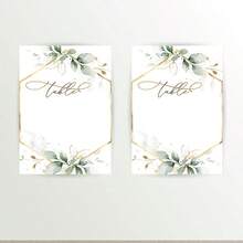 席位卡/座位卡/姓名卡/邀请卡/婚礼座位卡/可书写现货花卉设计卡 - 花卉系列 - 查看 7