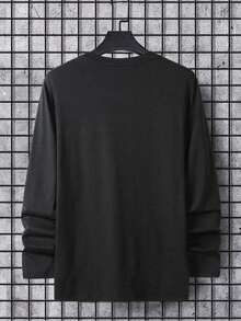 Show Me Your Tito's Bottle | Long Sleeve Sweatshirt|Men's Winter Clothes|Graphic Tee | 100 Percent Cotton | Super Soft |Boyfriend Gifts | Gym Clothes Men|Men Clothing - 黑色 - 查看 3