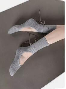 1/3 đôi tất tập Pilates chuyên nghiệp dành cho nữ, tất ống cao có nơ ruy băng, tất bó chống trượt phù hợp cho Pilates, Yoga, Tập luyện, Ba lê, Phòng tập thể dục, Quà tặng Giáng sinh tuyệt vời cho cô ấy - Nhiều màu - Xem 13