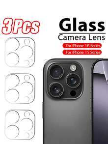 3 片相机镜头保护膜适用于 17、17 Pro、17 Pro Max、16e、11-17 Pro Max - 無色 - 查看 19