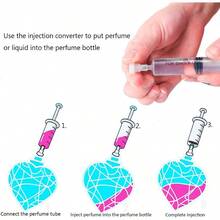 GSYY MUB 10ml Perfume Refill Pump Tools Perfume Decanter Kit Dienser With Adapter Tools For Perfumes Traner Plastic Perfume Eac E Refill Tool For Cologne With 2 Es And 4 Adapters - 杏色 - 查看 3