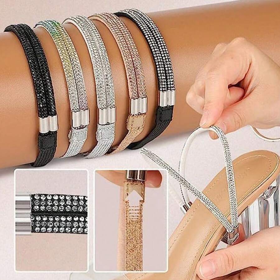 High Heel Shoelaces, High Heel Strap, Loose Shoe Laces, Suitable For Fixing Loose High Heels, Elastic High Heels