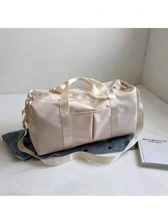 1 件大容量训练包、旅行包、健身包、过夜度假行李、干湿分离鞋隔层周末随身行李包、适用于商务、度假、户外、滑雪休闲、健身旅行包、过夜包、手提包、运动包、学校用品、学生返校用品、手提包、周末包、托特包、情侣包、情侣包