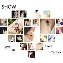 タトゥーシール ボディーシール 防水 TATTOO 30枚セット カラフルシール カラフルハート ワンポイント 007 - 赤の紋章 - チェックする 4