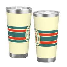 Dolphins Football Team Gift For Men Dad Grandpa Husband Funny 20Oz Stainless Steel Tumbler Cup Man, Car Lovers Travel With Christmas Gifts Made In USA   Sports Coffee Mug,Stainless Steel,Insulated,Classic Collection Fans - trắng - Xem 1
