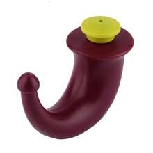 Nasal Rinse Pot For Allergic Rhinitis, With Spout - Yoga Nasal Irrigation Pot, Intimate Cleansing Tool, Sinus Rinse, Suitable For All Skin Types - Highly Effective Cleaning, Red Horn Design - Red - View 4