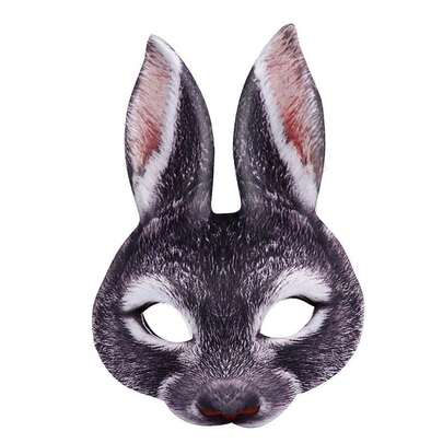 Halloween Mask Easter Mardi Carnival Party Makeup Ball Rabbit Mask Animal Mask Cartoon Mask Cosplay Mask