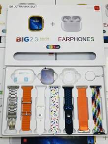 All-In-One 10-In-1 Smartwatch Combo Set – 1 Fitness Watch + 1 Wireless Earbuds + 7 Quick-Swap Straps – Heart Rate, Step & Sleep Tracker, Touch Screen, IP68 Waterproof – Compatible With IPhone & Android – Best Tech Gift For Christmas, Valentine's Day & Everyday Use - Nhiều màu - Xem 11