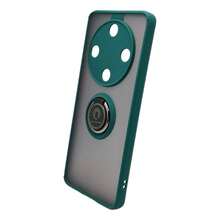 Funda Para Honor Magic6 Lite X9b Anillo Uso Rudo + Mica - verde mate - Ver 4