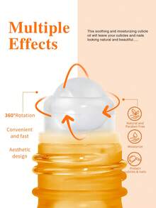 5毫升水果指甲营养油 6种香味 指甲护理角质层修复油 预防指甲老化 指甲油 滋养肌肤 美甲护理 女性女孩适用