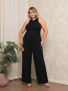 Plus Size Pants - Black - View 6