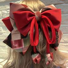 Clame de păr cu fundă în formă de boboc de lalea, la modă și drăguțe pentru femei, potrivite pentru purtare zilnică și petreceri, cadou - Multicolor - Vizualizare 5