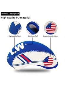 Sleek Fresh Blue Iron Putter Head Cover - Premium Durable Protective Gear | Ideal For Young Golf Enthusiasts & Daily Practical Players - Blue - View 5