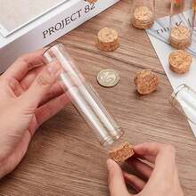 20 件 30 毫升透明玻璃管，适用于万圣节、圣诞装饰、工艺品、圣诞礼物、DIY 许愿瓶、结婚礼物、珠宝、派对礼物 - 彩色 - 查看 12