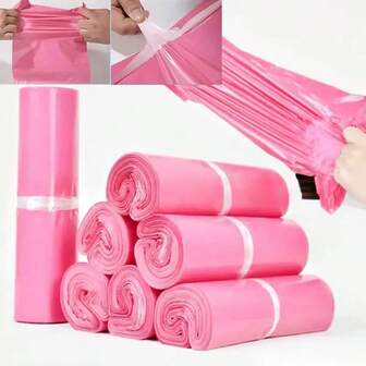 20 sacs postaux épais auto-adhésifs de couleur pêche-rose - imperméables, résistants aux déchirures, doux et d'emballage, convenant au transport de vêtements, à l'utilisation commerciale, à l'emballage de vêtements, à l'emballage de mode, emballage durable