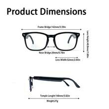 AI Voice Translation Glasses With Photochromic Lenses, Real-Time Translation Between 160+ Languages, Stylish Audio Glasses With Built-In Microphone And Speaker For Listening To Music And Answering Calls, Touch Control And Voice Assistant Support, Call Noise Reduction Technology, Magnetic Charging, Suitable For Sports, Music, Work, And Travel - The Ideal Holiday Gift For Men And Women. - CK03黑 - 查看 2