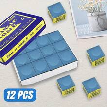 9/12/144 块装 大师级台球粉，高品质粉笔粉，经久耐用，性能卓越，适合运动爱好者，蓝色，适用于感恩节、圣诞节、万圣节及其他节日庆祝活动。 - 藍色 - 查看 6