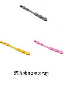 3pcs Silicone Face Mask Ear Hooks, Mask Strap Adjuster Extender Buckle Clip Holder To Prevent Ear Pain, Adjustable