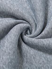 Mama Claus Christmas Hoodie Women Holiday Santa Hat Print Sweatshirt Xmas Family Matching Outfit Gift For Mom - 淺灰色 - 查看 3