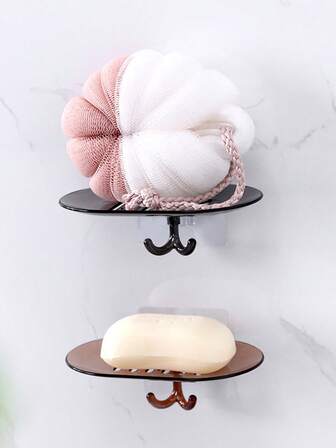 1ชิ้น ชั้นวางของแขวนประตู 3 ชั้น ปรับความสูงได้, ชั้นแขวนสำหรับอาบน้ำ, สีดำ, ของใช้ในบ้านและการจัดเก็บ, อุปกรณ์ห้องน้ำ