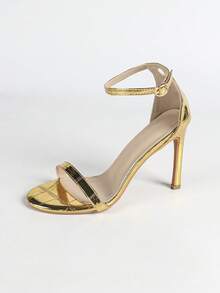 Women's Pointed Toe Strap Open Toe Fashion Elegant Daily Wear Comfortable Stiletto High Heels