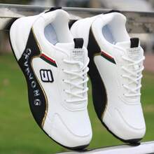 男士休闲运动鞋，透气网布，百搭防滑，耐穿时尚，尺码 39-45 - 白色 - 查看 9