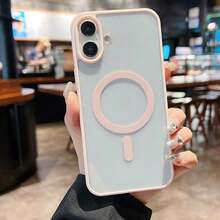 おしゃれなマカロンカラーの耐衝撃保護ケース、ワイヤレスマグネット充電対応、 11/12/13/14/15/15pro/15 Plus/15 Promax/7plus/8plus/X/Xs Max/Xr/11pro/12pro/13pro/14pro/12mini/13mini/11promax/12promax/13promax/14promax/14plus/6/6s/6plus/7/8/Se、7から16シリーズと互換性があります。 - ピンク - チェックする 9