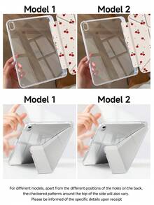 极简樱桃Y型折叠平板电脑保护套，兼容iPad Mini 6/7/9.7/10.2/10.5/10.9/12.9/Pro 11（第十代），支持多角度调节，6种安装模式，内置笔槽，兼容iPad Air 11英寸（M2）2024款和iPad Air 11英寸（M3）2025款。 - 彩色 - 查看 10