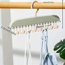 Colgador de almacenamiento multifuncional para hombres y mujeres, camisolas, cinturones, corbatas, bufandas, sujetadores, artefacto organizador, accesorios de armario para el hogar - Multicolor - Ver 7