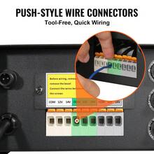 Transformador de paisaje de bajo voltaje de 600 W con temporizador y sensor de fotocélula, transformador de iluminación de paisaje impermeable, 120 V CA a 12 V/14 V CA para exteriores, foco, luz de camino, luz de piscina, ETL - Negro - Ver 5