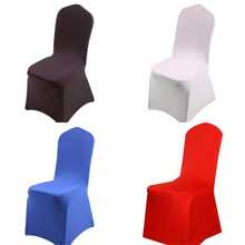 10pcs Spandex Dining Room Party Elastic Chair Covers, Pet Friendly, Suitable For Wedding, Banquet, Birthday And Party Decoration (Chairs Not Included) - Multicolor - View 3