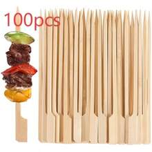 200/100/50/1 pièce (3,54"/4,72"/5,9"/7,87"/11,81" de long) Brochettes en bambou, bâtons de barbecue, brochettes pour aliments grillés, bâtons de tanghulu, également convenant pour le barbecue en plein air, le camping, les amuse-gueules, les fruits, les martinis, le fromage, les sandwichs, les garnitures de fontaine de chocolat, la fondue chinoise, les crevettes tigrées, les brochettes de viande, les garnitures de cocktail, les voyages, les réunions de vacances - Multicolore - Voir 13