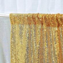 Premium Sequin Backdrop Curtain & Decor Collection – Glitter Wall/Photo Backdrop 2x8FT + Decorative Elements, Perfect For Christmas Decorations (Tree Skirt Compatible Style), Wedding Decorations, Home Décor (Living Room, Bedroom, Kitchen Curtains). Suitable For Baby Showers, Bachelor/Bachelorette Parties, Engagement Events, Graduation, Mother's Day & Halloween. Sparkling Design, Multiple Color Options, Ideal For Selfie Walls, Table Centerpieces, Bridal Accessories & Daily Room/Shower Curtain Use – Must-Have Holiday & Party Supplies. - 金色 - 查看 7